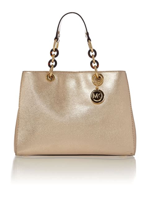 michael kors metallic handbags sale